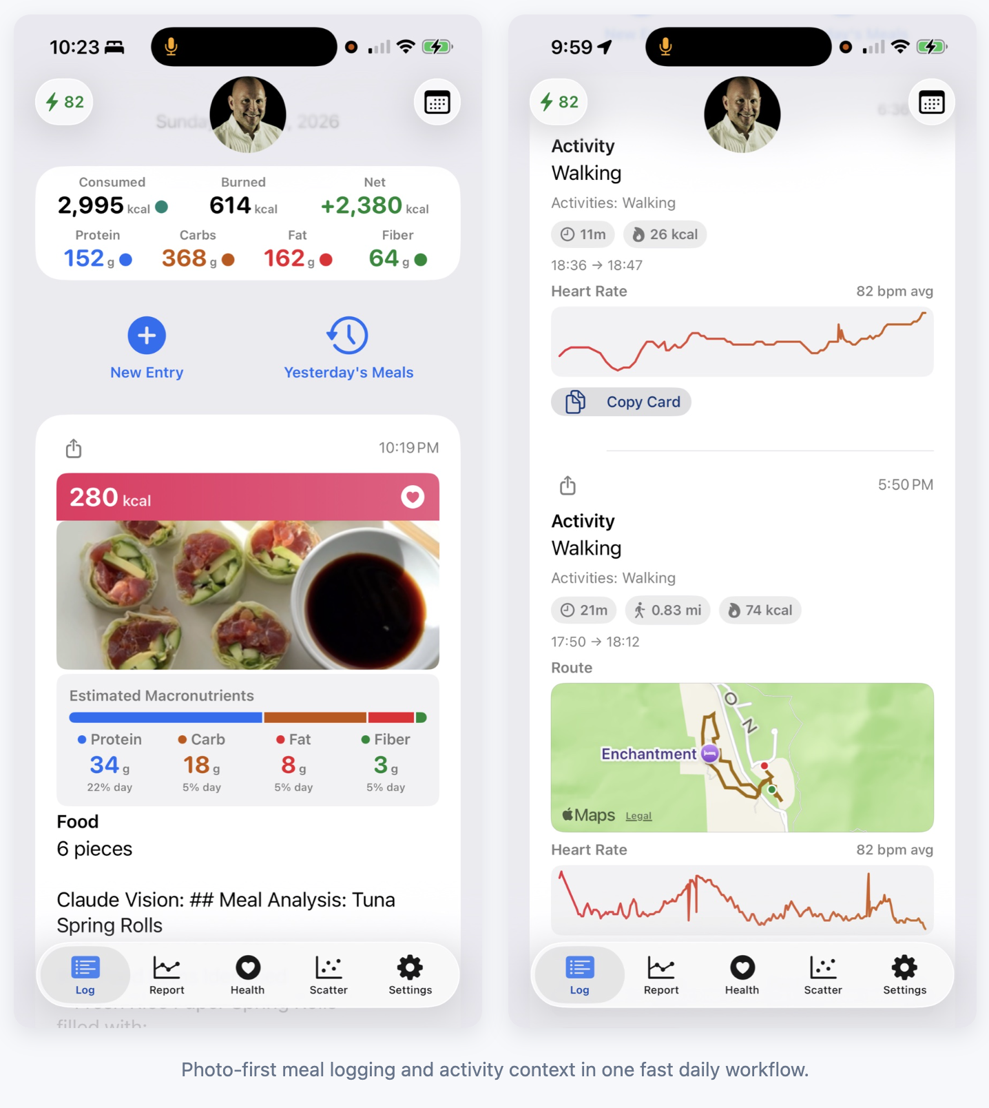 Food Health Scan app screenshots from the Food Is Medicine article